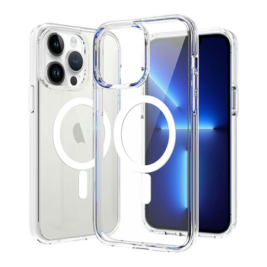 iPhone 15 Compatible Case Cover With Ultimate Shockproof Transparent And Compatible With Magsafe Technology - Transparent